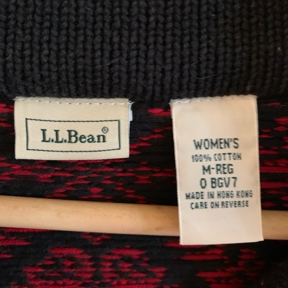 LL Bean Women’s Winter Zip-up Sweater - Picture 5 of 7
